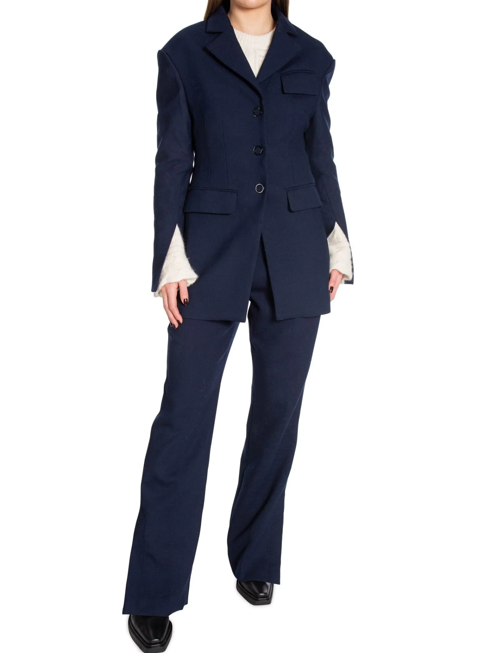 DAY Byxa Milo Sophisticated Twill Total Eclipse^ Byxor