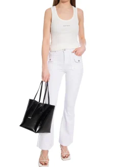 Denim Life Skinny Flare D2610 Blanc^ Jeans