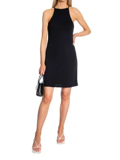 Filippa K Klanning Strap Jersey Black^ Klänningar