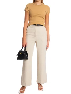 Filippa K Topp Fine Rib Sand Beige^ Toppar