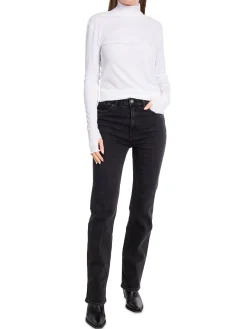 Filippa K Topp Rib Mock Neck White^ Toppar