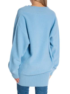 Filippa K Troja Boucle Turquoise^ Tröjor & Koftor