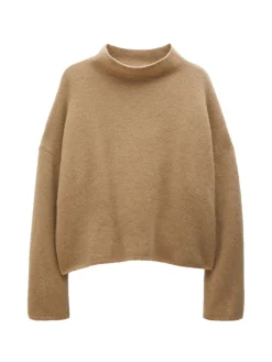 Filippa K Troja Mika Yak Funnelneck Taupe^ Tröjor & Koftor