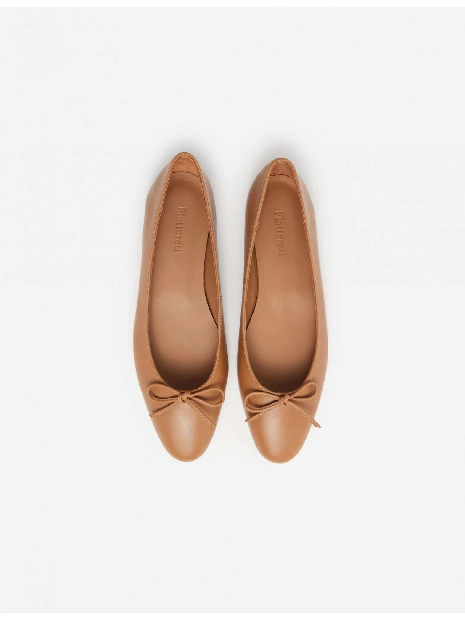 Flattered Ballerina Bodil Leather Cognac^ Ballerina