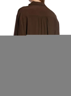 GANT Blus Bow Rich Brown^ Blusar