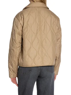GANT Jacka Quilted Collarred Dark Khaki^ Jackor & Kappor