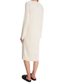 GANT Klanning Cable C-Neck Cream^ Klänningar