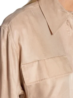 GANT Klanning Relflap Pocket Shirt Dry Sand^ Klänningar