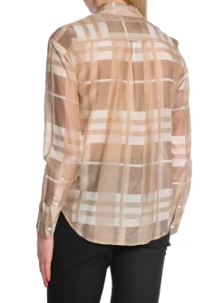 GANT Skjorta D1. Reg Cot Silk Check Concrete^ Skjortor