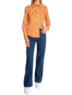 GANT Skjorta Reg Chain Pumpkin^ Skjortor