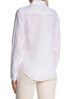 GANT Skjorta Reg Linen Chambray White^ Skjortor