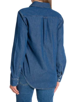 GANT Skjorta Regular Denim Indigo^ Skjortor