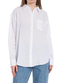 GANT Skjorta Rel Linen White^ Skjortor