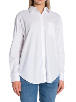 GANT Skjorta Rel Poplin White^ Skjortor