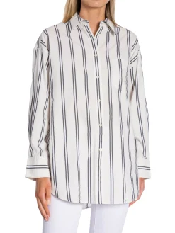 GANT Skjorta Stripe Classic Blue^ Skjortor