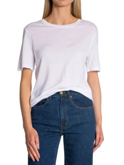 GANT Topp Drape Ss White^ Toppar