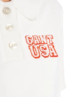 GANT Topp Relaxed Terry Ss Polo Eggshell^ Toppar