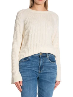 GANT Troja Cable C-Neck Cream^ Tröjor & Koftor