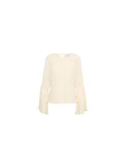 Gestuz Blus Celeste Ls Ethereal Off White^ Blusar