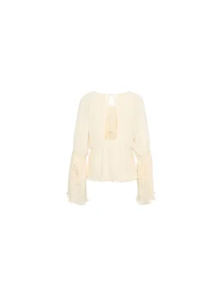Gestuz Blus Celeste Ls Ethereal Off White^ Blusar
