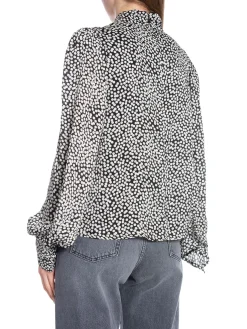 Gestuz Blus Prikka Black/White Dot^ Blusar