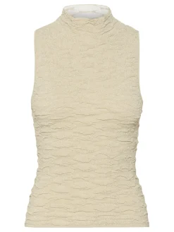 Gestuz Topp Picca Halterneck Offwhite/Gold^ Toppar