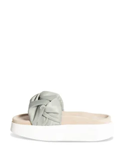 INUIKII Sandal Fjord Flower Platform Grey^ Sandaler