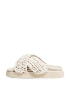 INUIKII Sandal Woven White^ Sandaler