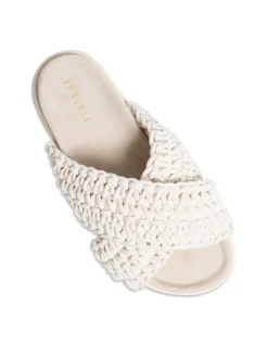 INUIKII Sandal Woven White^ Sandaler