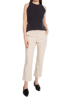 IVY Byxa Alice Cropped Flare Cream Sand L28^ Byxor
