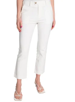 IVY Byxa Alice Cropped Flare Ecru^ Byxor