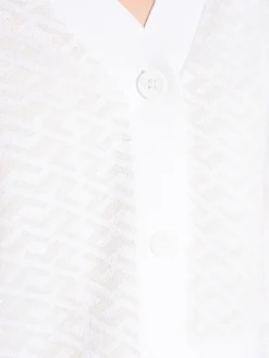 J.Lindeberg Kofta Hanna Knitted Cardigan White^ Sport & Träning