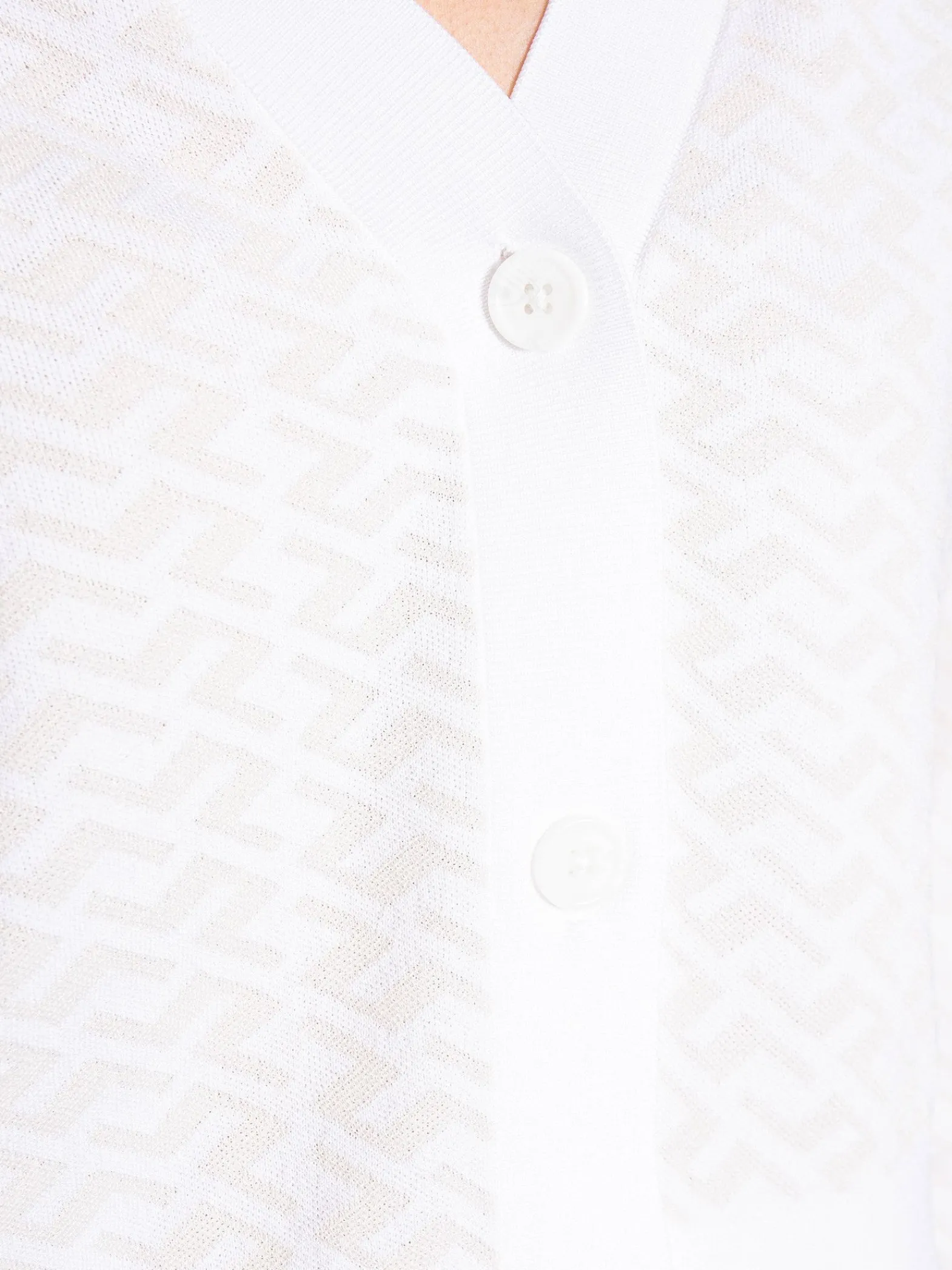 J.Lindeberg Kofta Hanna Knitted Cardigan White^ Sport & Träning