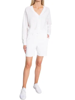 J.Lindeberg Kofta Hanna Knitted Cardigan White^ Sport & Träning