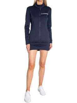J.Lindeberg Troja Kati Mid Layer Navy Melange^ Sport & Träning
