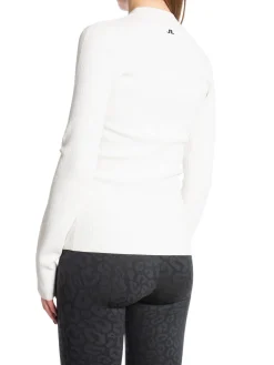 J.Lindeberg Troja Louise Rib Jacquard White^ Sport & Träning