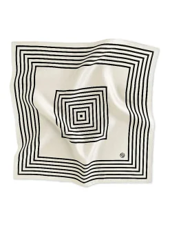 Le Scarf Sjal No. 14 Cream & Black^ Sjalar & Halsdukar