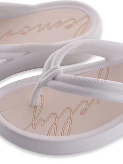 Lemon Jelly Sandal Mare 13 Perola Metal^ Flip-Flops