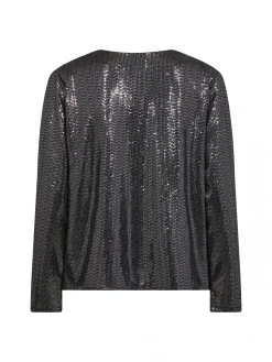 Levete Room Blus Evelyn Black Combi^ Blusar