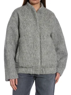 Levete Room Jacka Felizia Light Grey Mel^ Jackor & Kappor