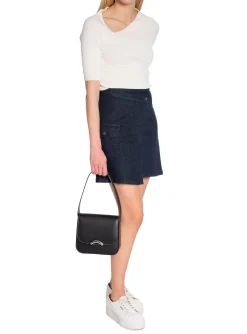 Levete Room Kjol Aida Dark Blue^ Kjolar