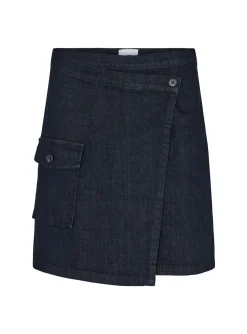 Levete Room Kjol Aida Dark Blue^ Kjolar