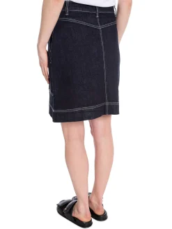 Levete Room Kjol Freja Dark Navy^ Kjolar