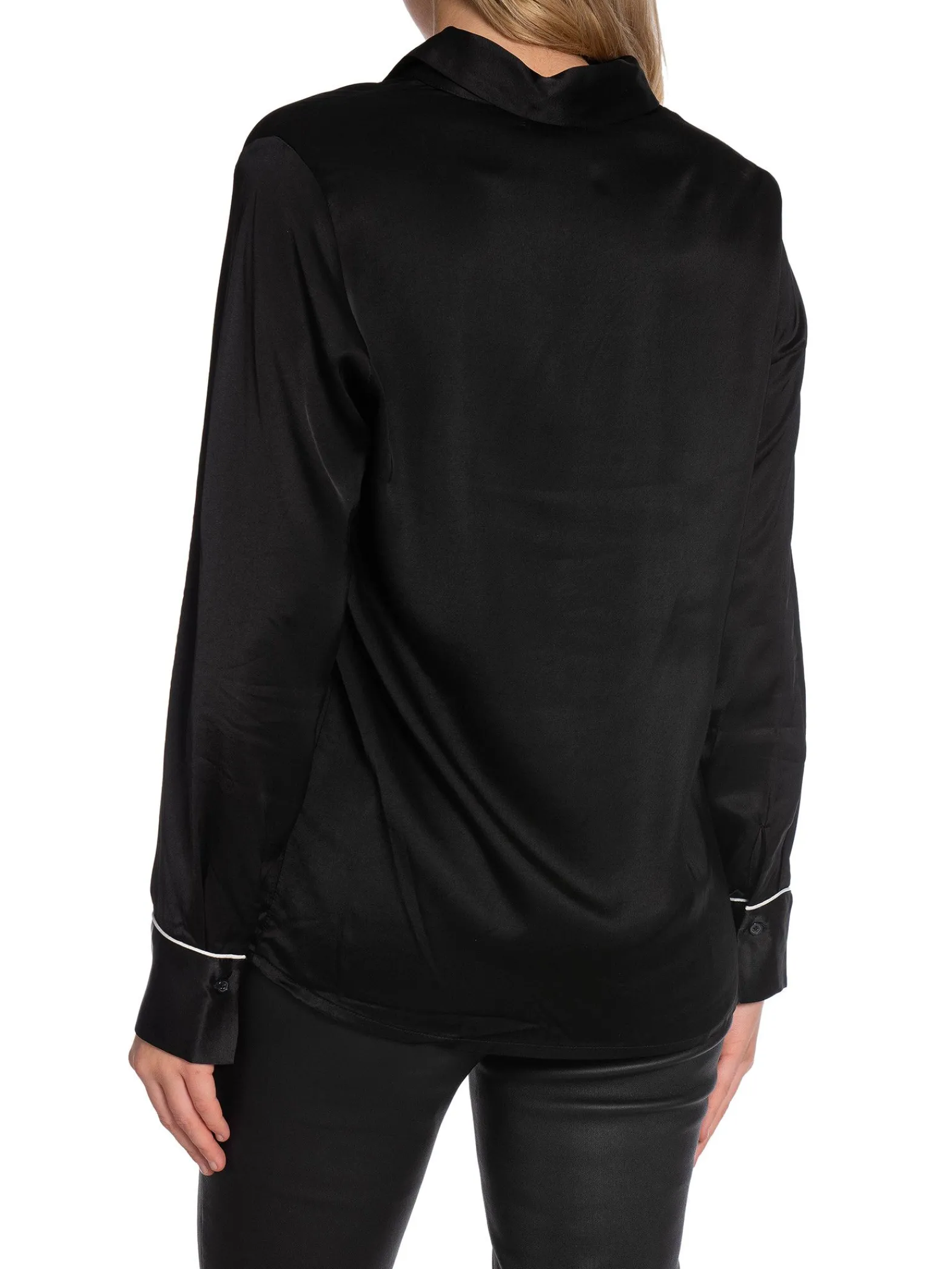 Levete Room Skjorta Estel Black Combi^ Blusar
