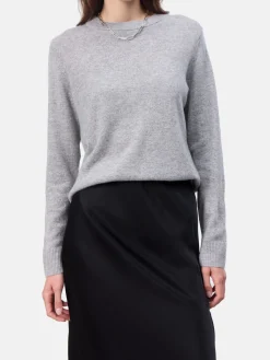 Levete Room Troja Eloise Pullover Light Grey Melange^ Tröjor & Koftor