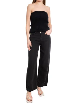 LOIS Jeans Lois Byxa Culotte Linen Black L32^ Byxor