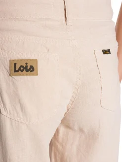 LOIS Jeans Lois Byxa Culotte Linen Colour Ercu L32^ Byxor