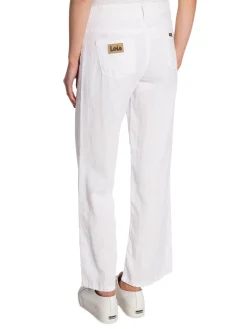 LOIS Jeans Lois Byxa Culotte Linen Colour White L32^ Byxor