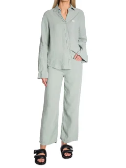 LOIS Jeans Lois Skjortalucas F Linen Summertime Aqua Gray^ Skjortor