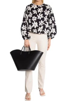 Marimekko Blus Gillaug Villinarsissi Black White^ Skjortor